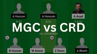 MGC vs CRD Dream11 Prediction | MGC vs CRD Dream11 Team Today | ECS T10 SPAIN
