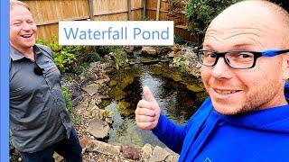 Small Fish Pond with a Waterfall