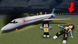 TUVIMOS UN ACCIDENTE DE AVIÓN con mi hermanita en roblox | paolazgames