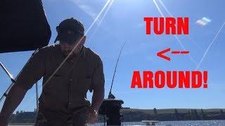 FISHING FAIL, The one that got away. Trolling for trout with downriggers.