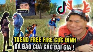 TREND FREE FIRE CỰC ĐỈNH VS BÁ ĐẠO CỦA CÁC ĐẠI GIA   | REACTION TIKTOK FREEFIRE