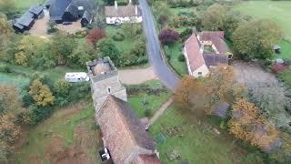 Great Eversden Church Drone