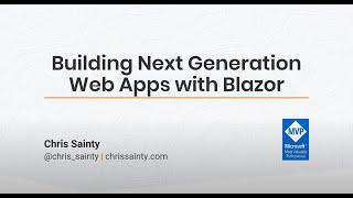 Blazor - with Chris Sainty