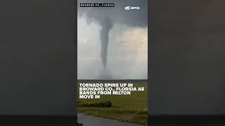 Video Captures ‘Large and Dangerous Tornado’ in Florida from Hurricane Milton