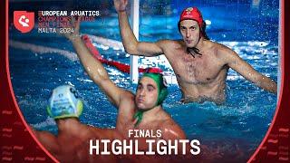 Water Polo Champions League Final 4 Malta Extended Highlights | Gold and Bronze Medal Matches