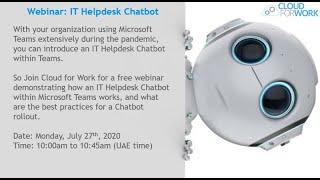 Microsoft Teams IT Helpdesk Chatbot