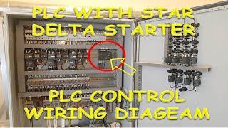 PLC Control Panel | PLC Panel Wiring | PLC Control Panel Diagram | Star Delta Control Panel with PLC