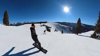 Snowboarding the LEGENDARY BACK BOWLS | Vail, Colorado