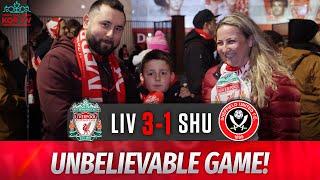 'Unbelievable Game!' | Liverpool 3-1 Sheffield United | Petya & Stevie | Fan Cam