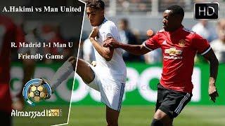 Achraf Hakimi vs Manchester United 24.07.2017 HD  أشرف حكيمي و أداء رائع أمام مانشستر يونايتد