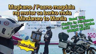 PROSESO AT MAGKANO ANG BABAYARAN NG MOTOR SA BARKO 2go / Nasipit to Manila updated 2024 #2gotravel