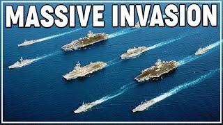 ENORMOUS DECISIVE INVASION 64-Player MMORTS | Conflict of Nations | World Domination!