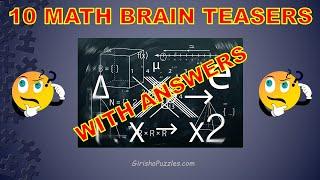 Math Brain Teasers With Answers