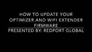 RedPort How-To Series: Updating Your Firmware