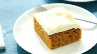 Pumpkin Bars with Cream Cheese Frosting