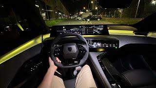 New Peugeot 3008 Night Test Drive POV 2024