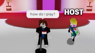 Pretending to be a Noob Pianist in a Roblox Talent Show