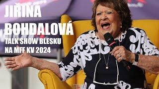 Bohdalová v talk show Blesku na MFF KV: Jedna pikantérie za druhou!
