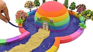 How To Build Hut from Kinetic Sand, Model Tree | Best Compilation Video