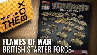 Flames of War Unboxing: British Starter Force