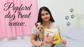 Pupford dog treats review with Max. #dog #dogtreats #puppy #goodpupclub #pupfurdreview