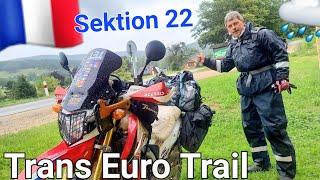 Weiter viel Wasser  auf dem TET  Frankreich Sektion 22 #hondacrf250l #france #motorradabenteuer