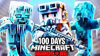 I Survived 100 Days in a FROZEN ZOMBIE APOCALYPSE in Minecraft Hardcore!