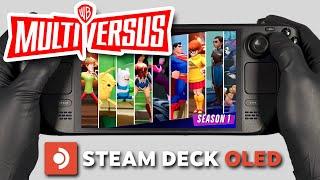 MultiVersus | Steam Deck Oled Gameplay | Steam OS | Relaunch And Season 1 Premium Battle Pass