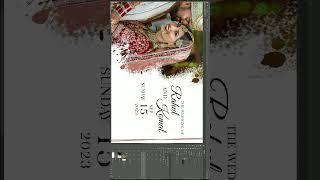 Wedding Album Cover Page Creative Design 12x18 #sdt_wedding_tm