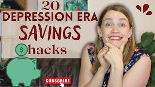 Frugal living tips 2022  Inspired from the depression era