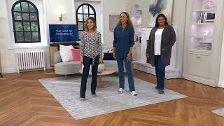 Denim & Co. Signature Perfect Flex Pull-On Jeans on QVC