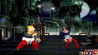 MUGEN: Homer Simpson vs Iori Yagami (w/Special Intro)