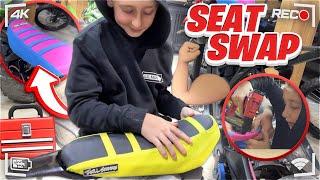 How To Remove A Surron Seat And Also Install A Thrill Seekers Seat Cover