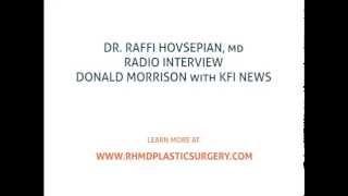 Dr. Raffi Hovsepian, M.D. discusses Shrink Wrap Liposuction with KFI News