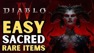 EASY Farming Sacred Items in Diablo 4 | Beginner | Early Endgame