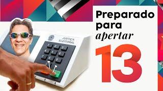 EXERCÍCIO PARA APERTAR 13 NAS URNAS | Haddad governador