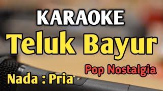 TELUK BAYUR - KARAOKE || NADA PRIA COWOK || Pop Nostalgia || Enie Djohan || Live Keyboard