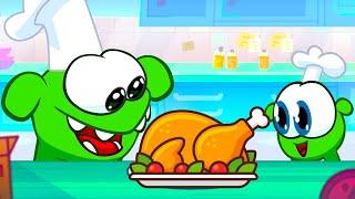 Om Nom Stories  Thanksgiving l Cartoon For Kids Super ToonsTV