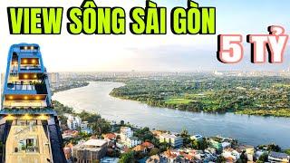 Trời ơi ! Nhà 4 lầu View Sông Sài Gòn quá Mát Mẻ mà chỉ hơn 5 Tỷ- Đường To 12M gần Gò Vấp