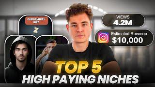 Top 5 Faceless Instagram Niches Earning $10,000+ Per Month in 2025