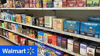 WALMART GAME SECTION BOARD GAMES PARTY GAMES SHOP WITH ME SHOPPING STORE WALK THROUGH