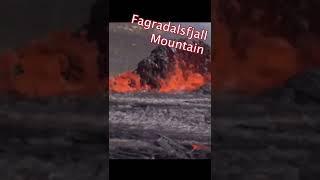 Check Out this ERUPTING VOLCANO in Iceland! | Newsround | #Shorts