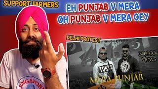 Reacting to MERA PUNJAB BY PAKISTANI SINGERS | FARMERS SUPPORT