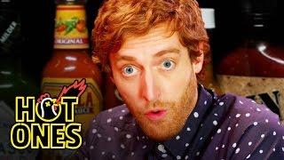 Thomas Middleditch Does Improv While Eating Spicy Wings | Hot Ones