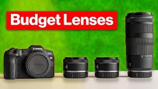 My Favorite Budget Lenses For The Canon R8 | Beginner Lens Buying Guide