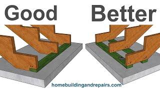 Problems Builders Might Have Using Notched Stair Stringer When Connecting To Floor or Landing