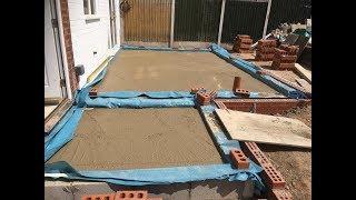 How to build an extension: part 3  concrete floor slab