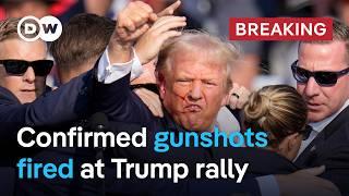 At least one person killed after gun shots at Trump rally | DW News