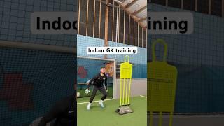 Indoor GK training #football #soccer #goalkeeper #goalkeepertraining #shorts