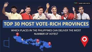 TOP VOTE-RICH PROVINCES IN THE PHILIPPINES